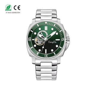 Fashion Luxury Stainless Steel Band 20BAR Waterproof Automatic Mechanical Watch For Man